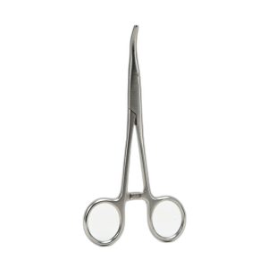Veterinary Curved Hemostatic Forceps (Stainless Steel)